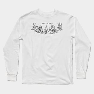 coffee is peace Long Sleeve T-Shirt